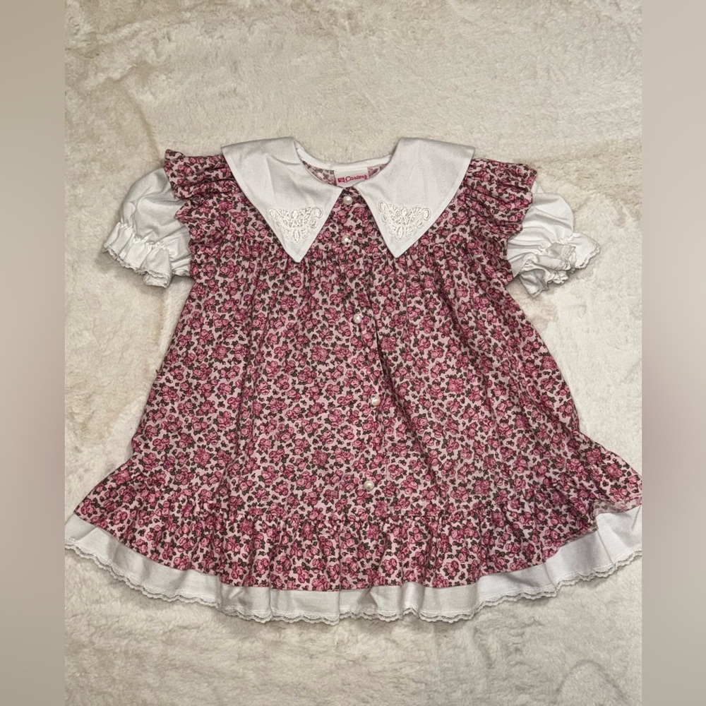 Carter’s Vintage Floral Baby Dress 24M USA Made